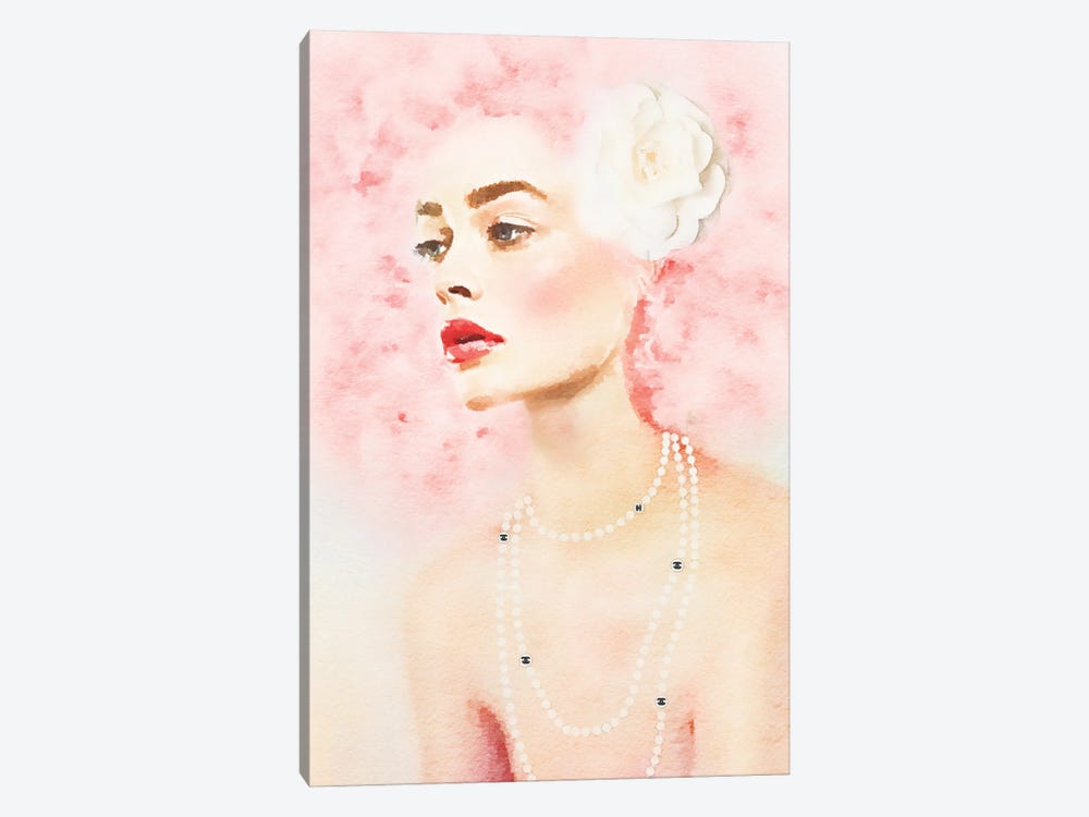 Pink Beauty by Amanda Greenwood 1-piece Canvas Art Print