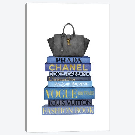 Stack of Fashion Books - Canvas Print – Just Like Designs