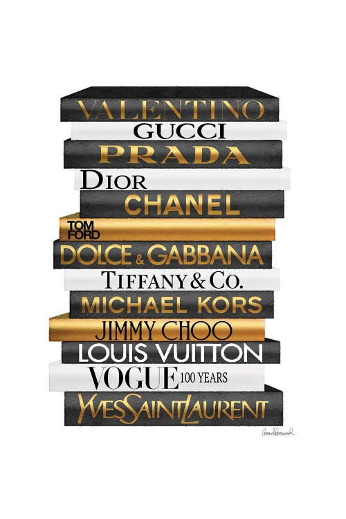 Tall Fashion Books Black And Gold