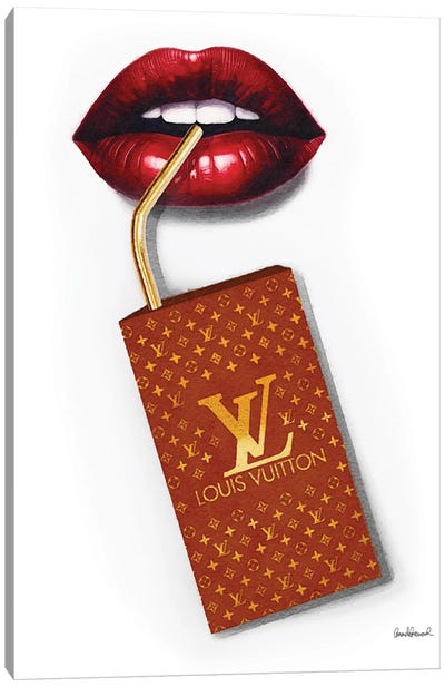 ❤️ Louis Vuitton abstract color spots canvas print lv5