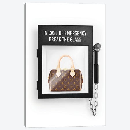 In Case Of Emergency, With Brown Bag Canvas Print #GRE581} by Amanda Greenwood Canvas Artwork