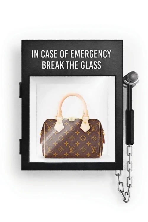 In Case Of Emergency, With Brown Bag