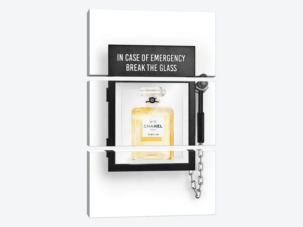 In Case Of Emergency, With Perfume by Amanda Greenwood 3-piece Canvas Wall Art