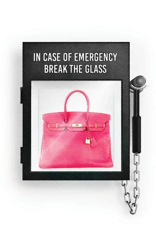 In Case Of Emergency, With Pink Bag