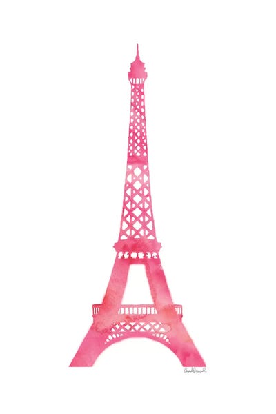 Monuments: Pink Eiffel Tower by Amanda Greenwood