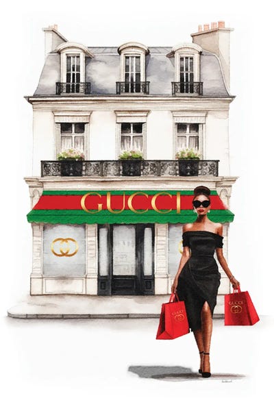 Amanda Greenwood: Shopping In Red by Amanda Greenwood