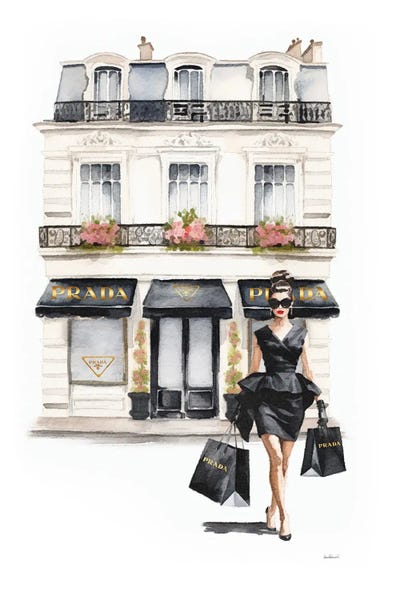 Glam Bedroom: Store Front Shopping In Black by Amanda Greenwood