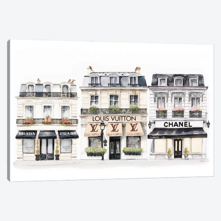 Paris Store Fronts Canvas Print #GRE635} by Amanda Greenwood Canvas Print
