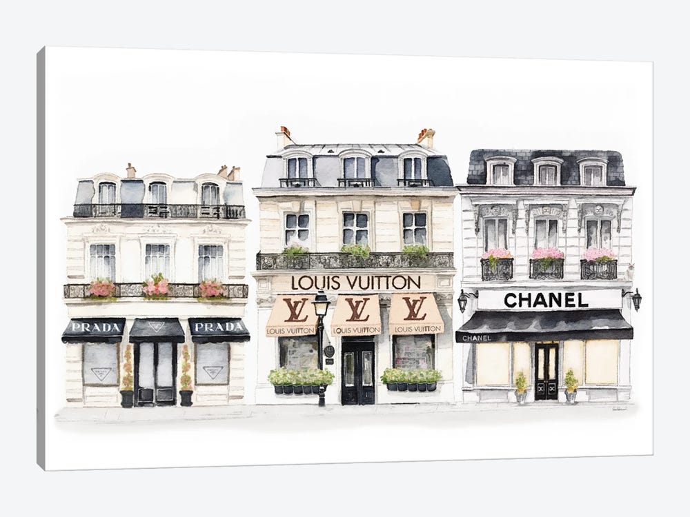 Paris Store Fronts by Amanda Greenwood 1-piece Art Print