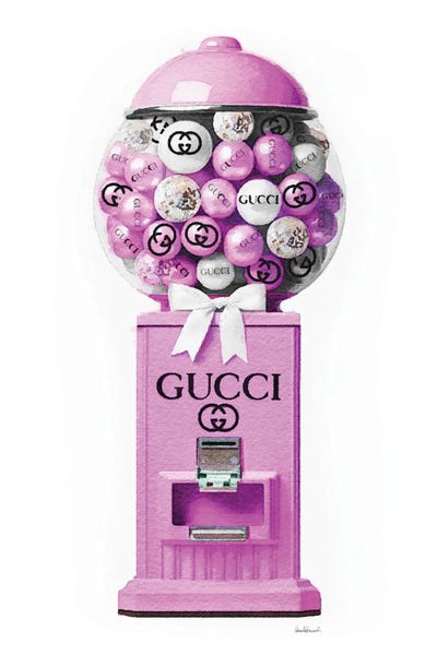 Gucci: Gum Ball Machine In Magenta by Amanda Greenwood