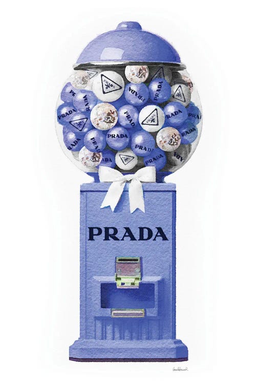 Gum Ball Machine In Blue