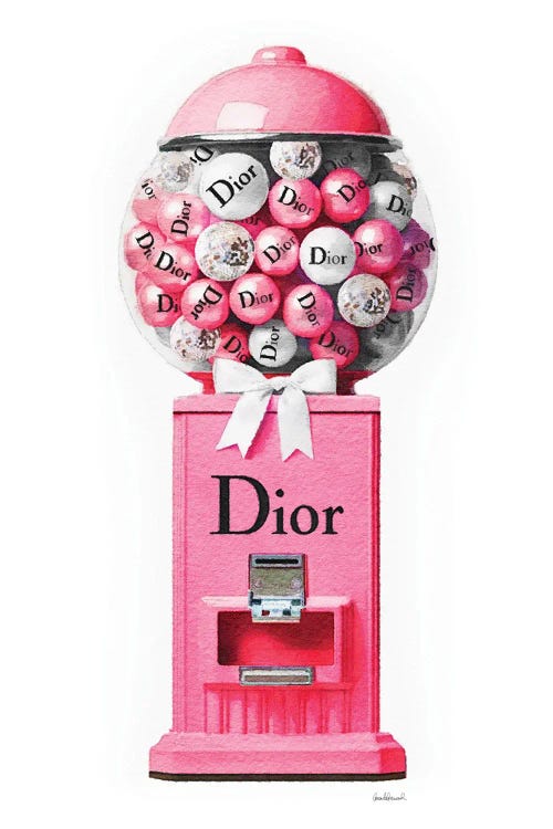 Gum Ball Machine In Pink