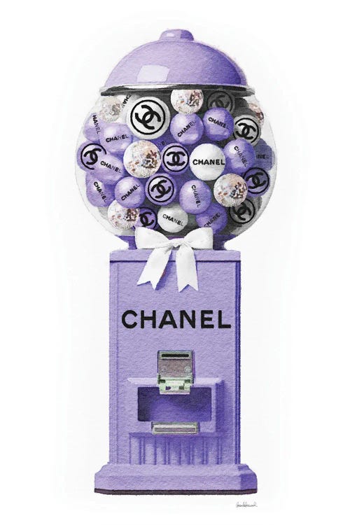 Gum Ball Machine In Purple