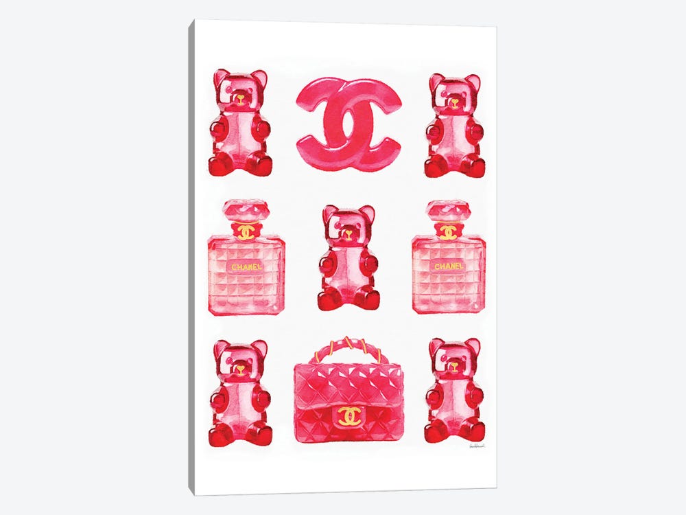 Gummy Sweets In Bright Pink by Amanda Greenwood 1-piece Art Print