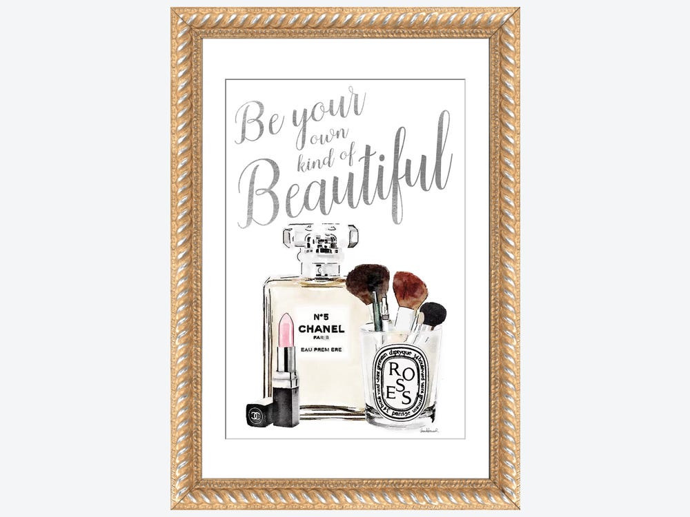 Be Your Own Kind Of Beauty Silver Make - Canvas Art