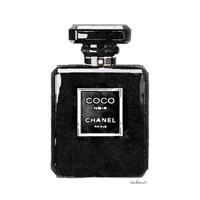 Coco Noir Perfume Canvas Art by Amanda Greenwood | iCanvas