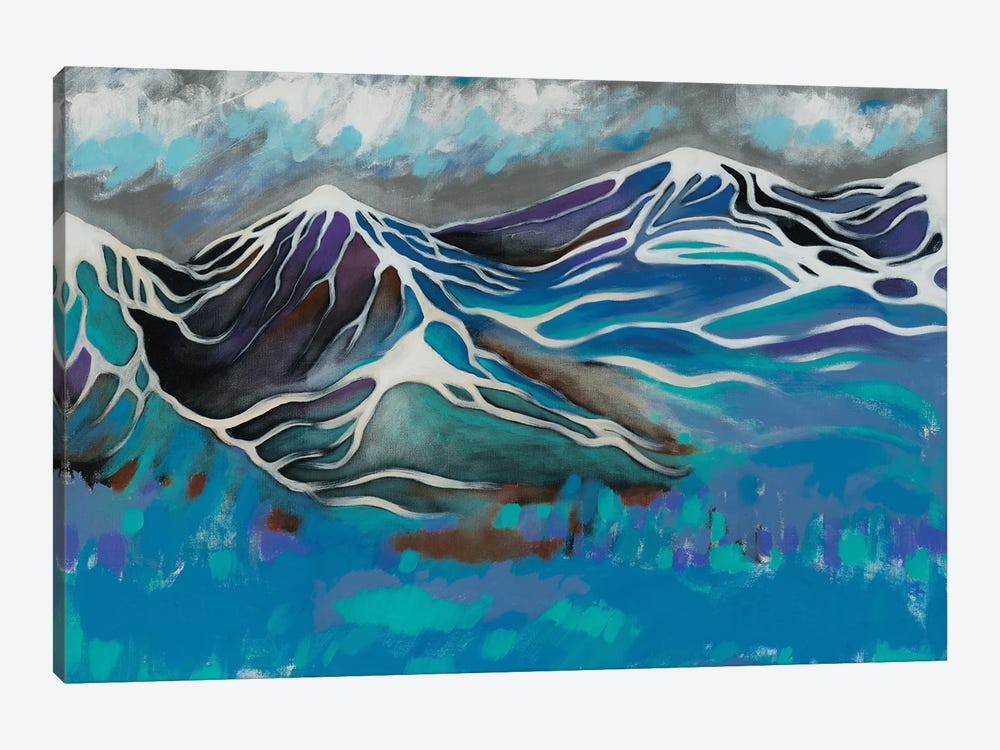 Sleeping Mountains by Mirta Groffman 1-piece Art Print
