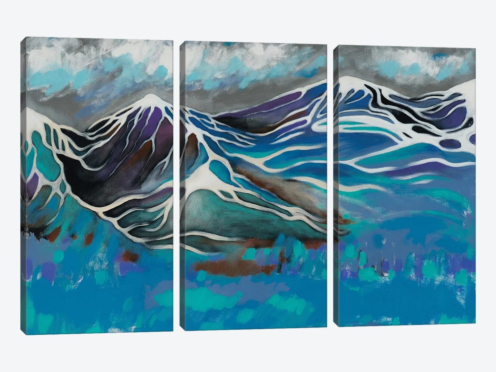 Sleeping Mountains 3-piece Canvas Print