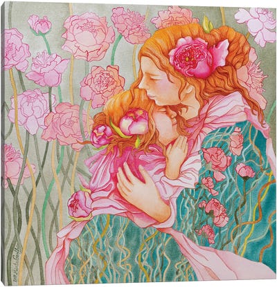 Tenderness Canvas Art Print - Mirta Groffman