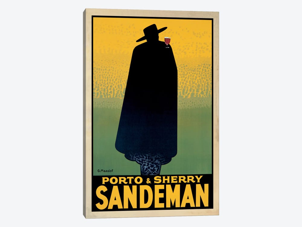 Porto And Sherry Sandeman by Georges Massiot 1-piece Art Print