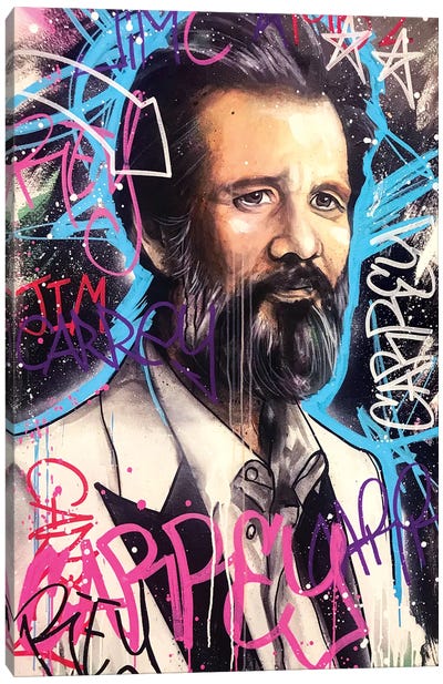Jim Carrey Canvas Art Print - Jim Carrey