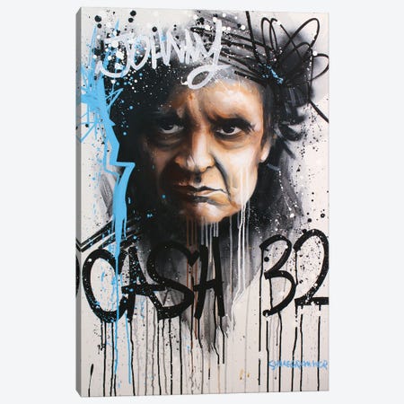 Cash 32 Canvas Print #GRH7} by Shane Grammer Canvas Art Print
