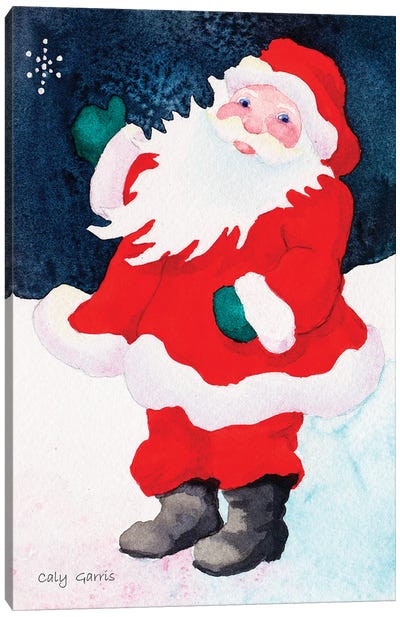 Santa X Canvas Art Print - Caly Garris