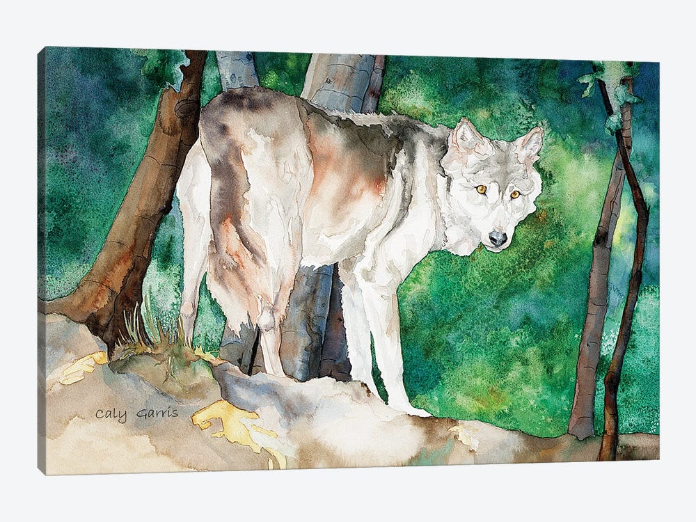 Wolf I by Caly Garris 1-piece Canvas Art