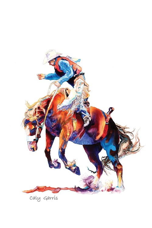 Bucking A by Caly Garris wall art