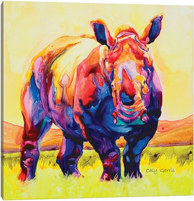 Cornucopia Canvas Art Print - Rhinoceros Art