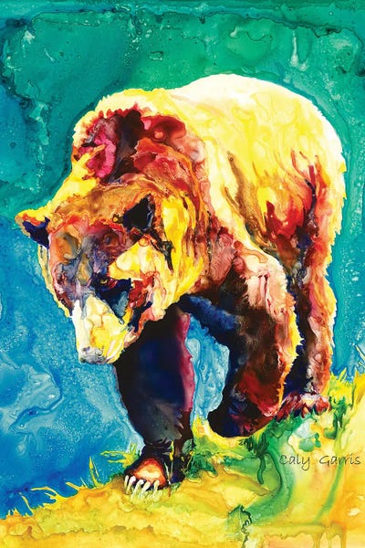 Edge Walker II by Caly Garris framed canvas print