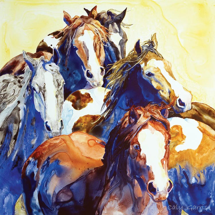 It's Off To Work by Caly Garris wall art