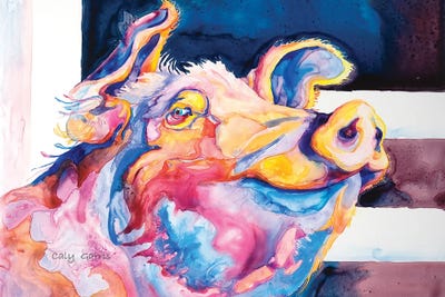 Kissy Face by Caly Garris canvas print