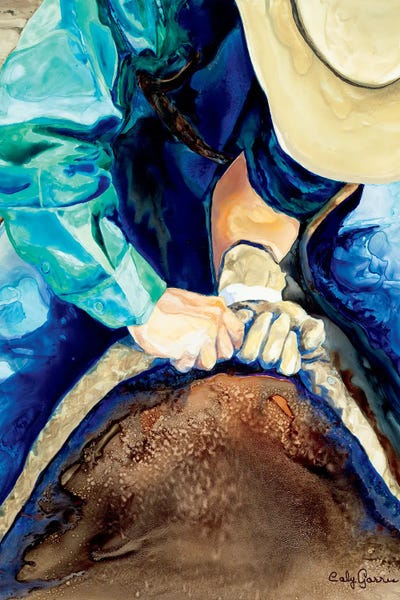 Life Line by Caly Garris framed canvas print