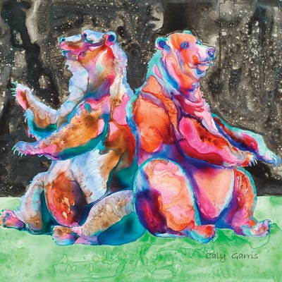 Night Maneuvers by Caly Garris framed canvas print