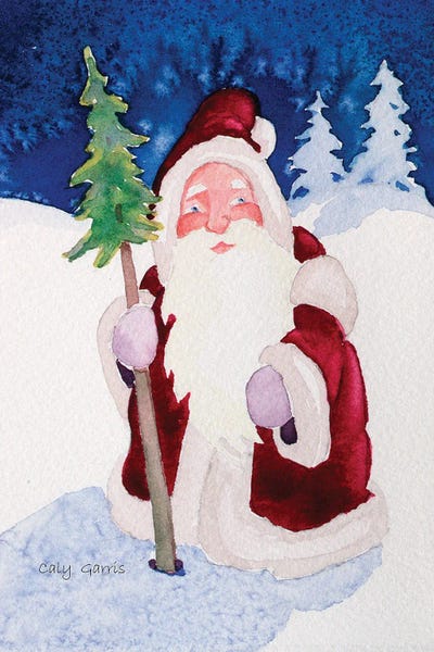Santa I by Caly Garris art print