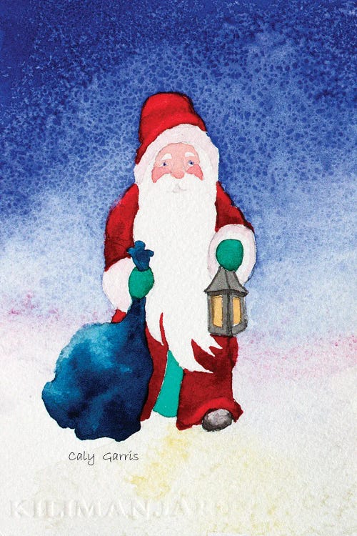 Santa II by Caly Garris wall art