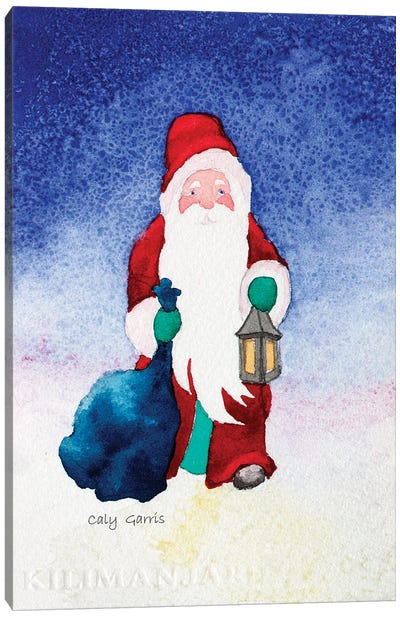 Santa II Canvas Art Print - Santa Claus Art