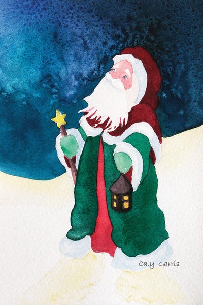 Santa III by Caly Garris art print
