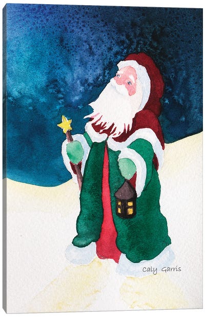 Santa III Canvas Art Print - Caly Garris
