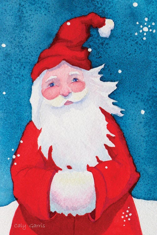 Santa VII by Caly Garris wall art