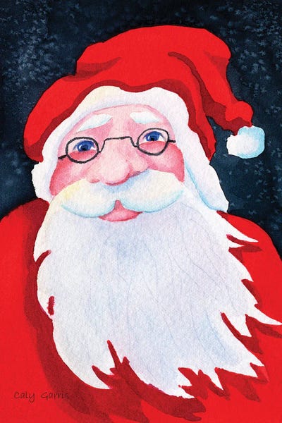 Santa IX by Caly Garris art print