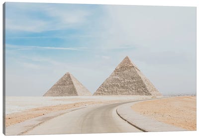 Pyramids of Egypt Canvas Art Print - Giza