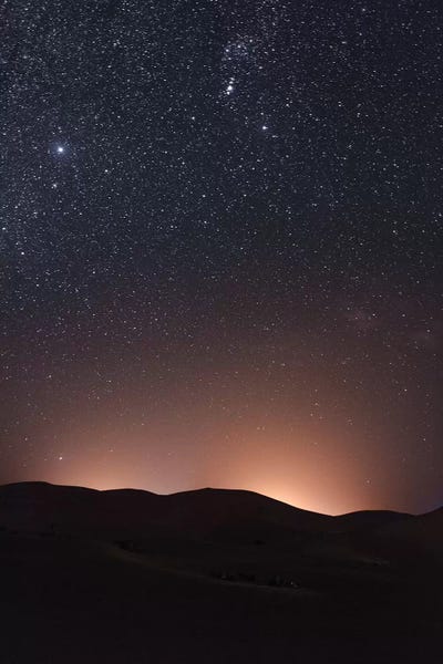 Luke Anthony Gram: Sahara Desert At Night by Luke Anthony Gram
