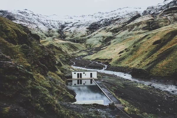 Luke Anthony Gram: Seljavallalaug, Iceland by Luke Anthony Gram