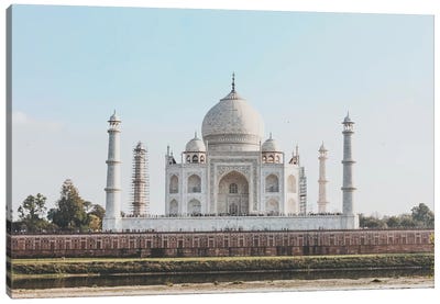 Taj Mahal, India II Canvas Art Print - Column Art