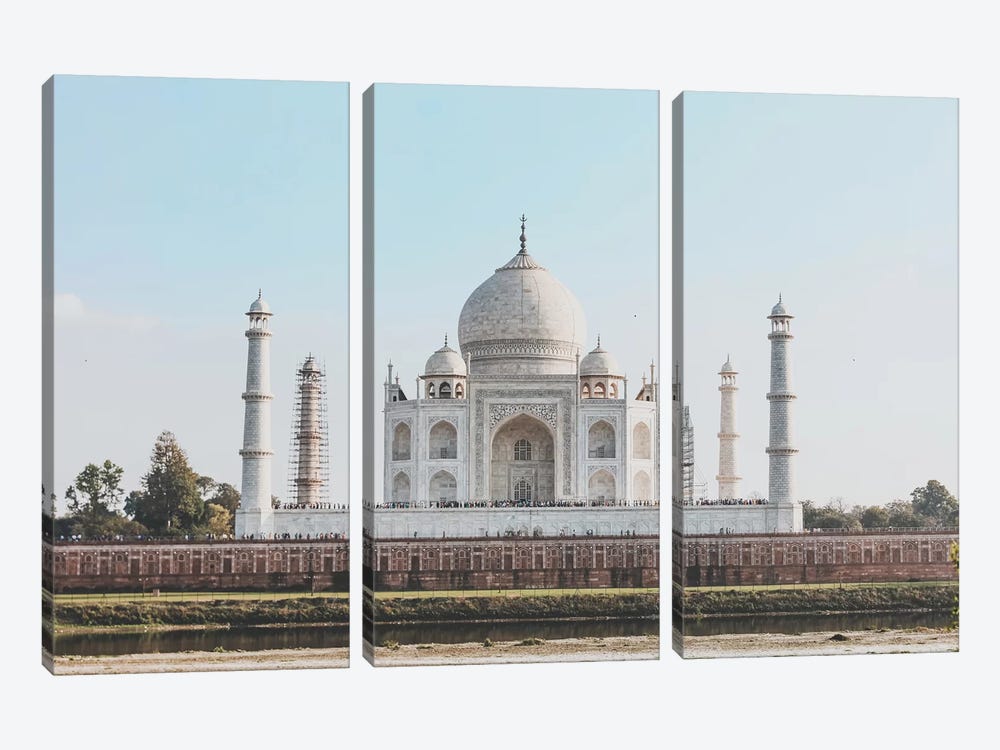 Taj Mahal, India II by Luke Anthony Gram 3-piece Canvas Art
