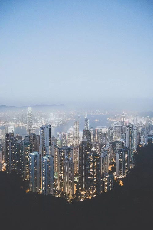 Victoria Peak, Hong Kong by Luke Anthony Gram wall art