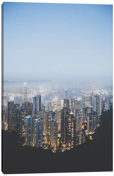 Victoria Peak, Hong Kong Canvas Art Print - Luke Anthony Gram
