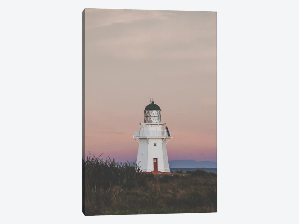 Wapapa Point Lighthouse, New Zealand by Luke Anthony Gram 1-piece Canvas Print